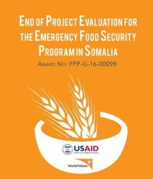 End of project evaluation for the emergency food security program in Somalia